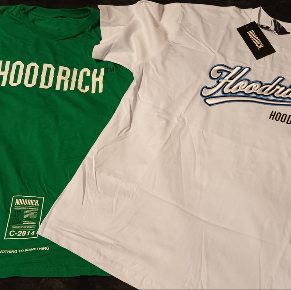 HOODRICH 2 T Shirts XXL and 2 Short XL Bundle White Green Black Red - Picture 11 of 14